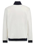 La Martina - Off-White Athos Cotton Blend Piqué Zip Sweater SWEATS La Martina