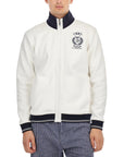 La Martina - Off-White Athos Cotton Blend Piqué Zip Sweater SWEATS La Martina