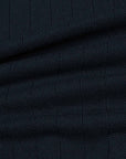 Robert Old - Navy Accented Ribbed Cotton Polo Shirt S/S POLOS Robert Old