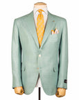 Belvest - Light Turquoise 'Natural Soft' Silk, Wool & Mohair Jacket JACKETS Belvest