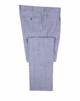 Belvest - Blue Check 'Jacket in a Box' Linen & Wool Double-Breasted Unlined Suit SUITS Belvest