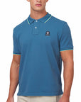 Sandbanks - Teal Organic Cotton Short Sleeve Polo Shirt S/S POLOS Sandbanks