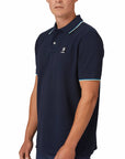 Sandbanks - Navy Organic Cotton Short Sleeve Polo Shirt S/S POLOS Sandbanks