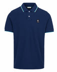 Sandbanks - Navy Organic Cotton Short Sleeve Polo Shirt S/S POLOS Sandbanks