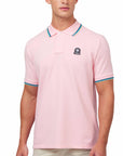 Sandbanks - Crystal Pink Organic Cotton Short Sleeve Polo Shirt S/S POLOS Sandbanks