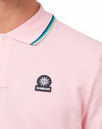 Sandbanks - Crystal Pink Organic Cotton Short Sleeve Polo Shirt S/S POLOS Sandbanks