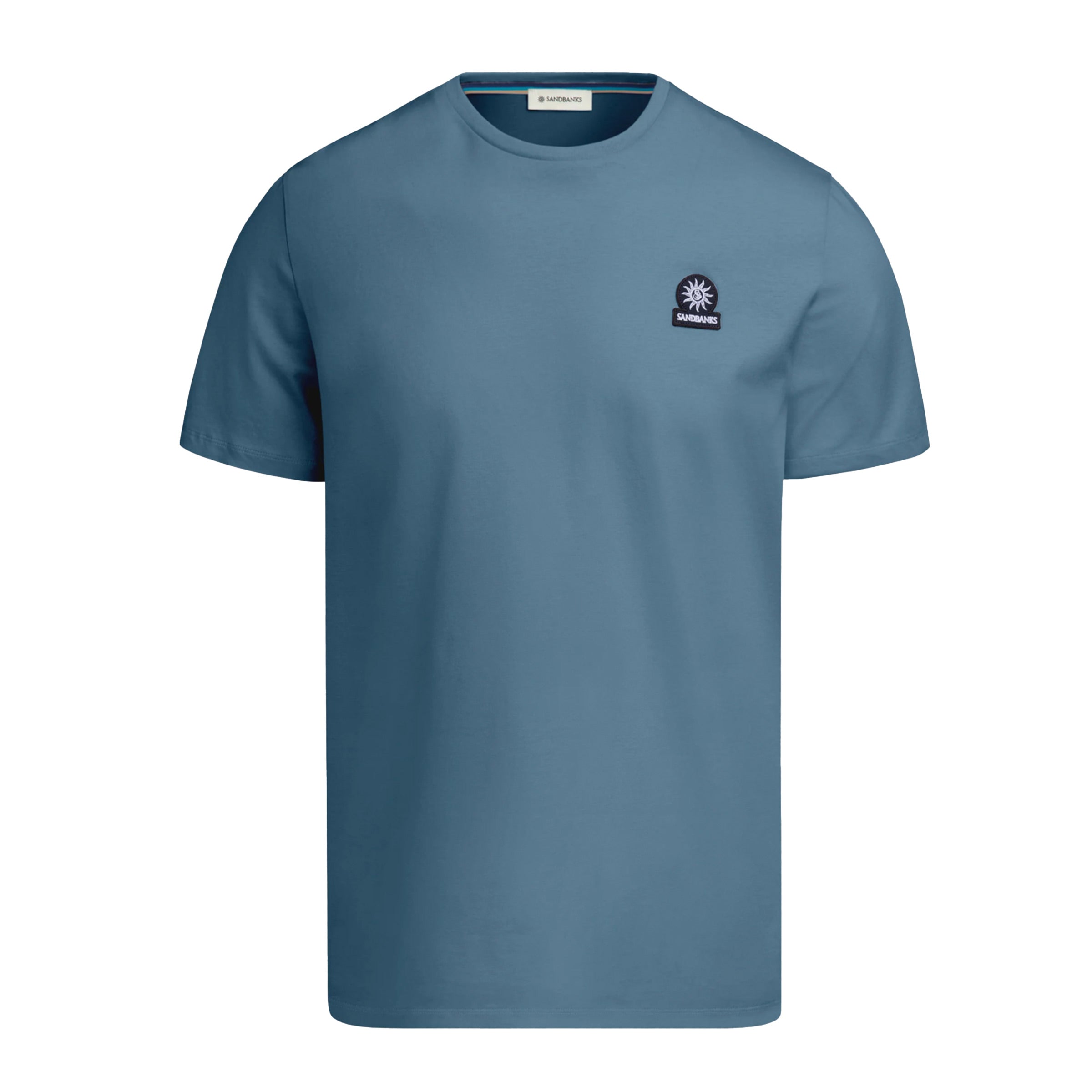 Sandbanks - Teal Badge Logo T-Shirt TEE SHIRTS Sandbanks