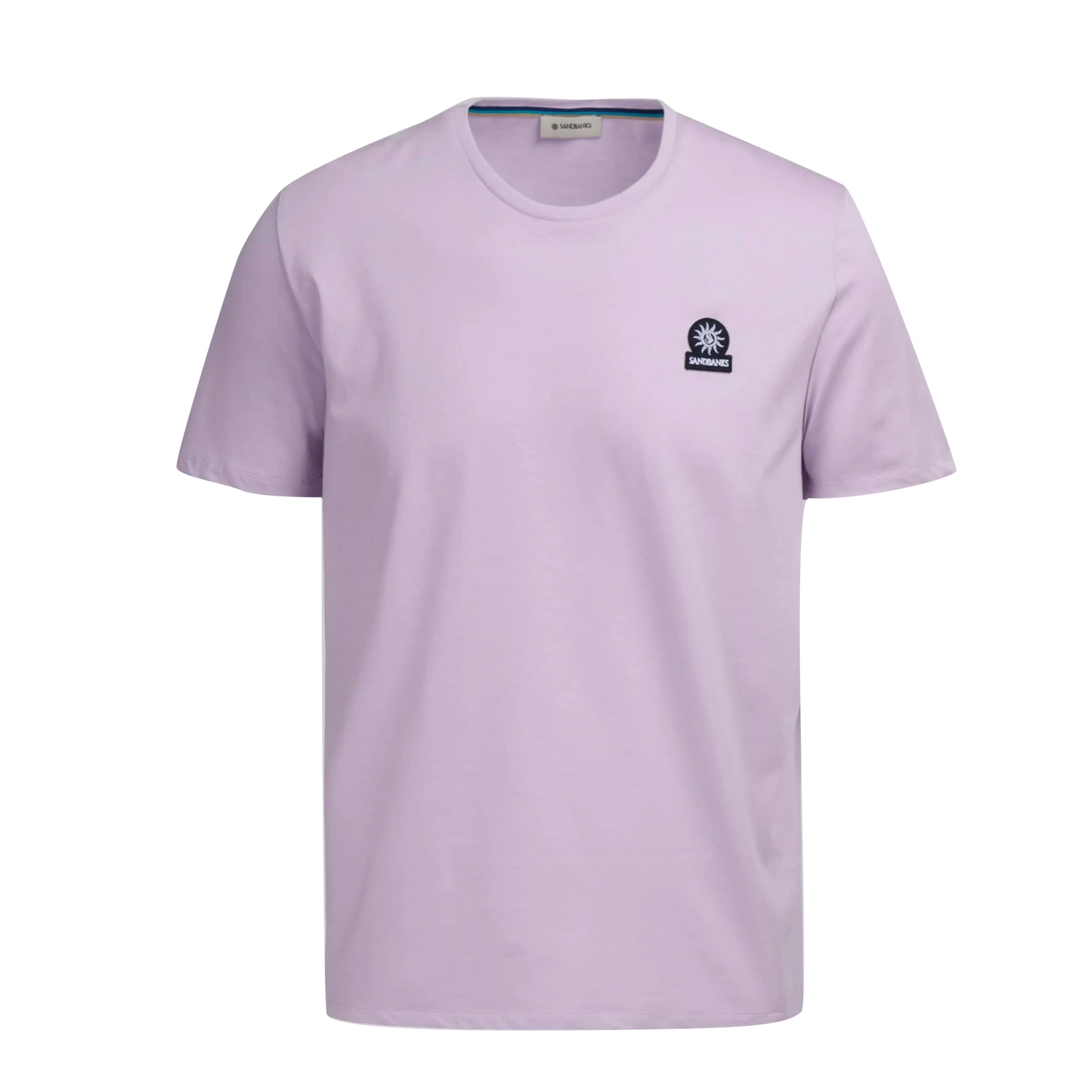 Sandbanks - Lilac Badge Logo T-Shirt TEE SHIRTS Sandbanks