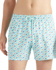 Vilebrequin - Light Blue 'Moorise' Rainbow Micro Ronde Des Tortues Swim Shorts SWIMWEAR Vilebrequin