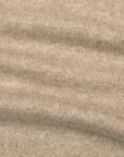 Robert Old - Beige Contrast Virgin Wool & Cashmere Zip Neck Sweater KNITWEAR Robert Old