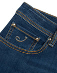 Jacob Cohen - Mid Wash 'Bard' Super Stretch Slim Fit Jeans JEANS Jacob Cohen