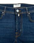 Jacob Cohen - Mid Wash 'Bard' Super Stretch Slim Fit Jeans JEANS Jacob Cohen
