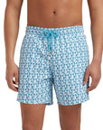 Vilebrequin - White Turtle Net 'Moorea' Swim Shorts