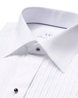 Eton - Contemporary Fit White Plisse Evening Dress Shirt L/S SHIRTS Eton