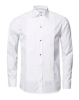Eton - Contemporary Fit White Plisse Evening Dress Shirt L/S SHIRTS Eton