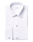 Eton - Contemporary Fit White Plisse Evening Dress Shirt L/S SHIRTS Eton