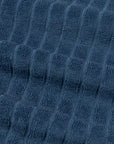 Fedeli - Navy Mondial Terry Ribbed Cotton Polo Shirt S/S POLOS FEDELI