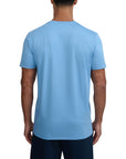 Sandbanks - Dusty Blue Badge Logo T-Shirt