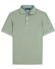 Robert Old - Olive Green Piqué Cotton Short Sleeve Polo Shirt S/S POLOS Robert Old