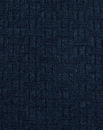 Robert Old - Navy Knitted Linen and Cotton Textured Crew Neck T-Shirt TEE SHIRTS Robert Old