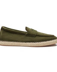 Santoni - Green Suede Espadrillas Loafers SHOES Santoni