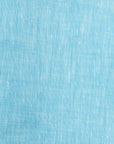 Light Blue Italian Linen Long Sleeve Shirt L/S SHIRTS Robert Old