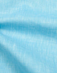 Light Blue Italian Linen Long Sleeve Shirt L/S SHIRTS Robert Old