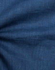 Navy Italian Linen Long Sleeve Shirt L/S SHIRTS Robert Old