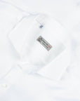 White Italian Cotton & Linen Short Sleeve Shirt S/S SHIRTS Robert Old