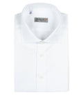 White Italian Cotton & Linen Short Sleeve Shirt S/S SHIRTS Robert Old