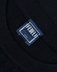 Fedeli - Midnight Blue Miguel Giza Knitted Cotton Crew Neck T-shirt TEE SHIRTS FEDELI