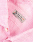 Robert Old - Pink Italian Linen Long Sleeve Shirt L/S SHIRTS Robert Old