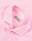 Robert Old - Pink Italian Linen Long Sleeve Shirt L/S SHIRTS Robert Old