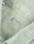 Robert Old - Green Italian Linen Long Sleeve Shirt L/S SHIRTS Robert Old