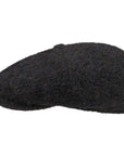 Stetson - Brown-Blue Alpaca Wool Flat Cap CAPS & HATS Stetson