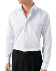 Eton - White Slim Fit Double Cuff Shirt L/S SHIRTS Eton