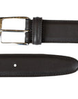 Robert Old - Brown Calf Leather Silver Buckle Belt BELTS/BRACES Robert Old