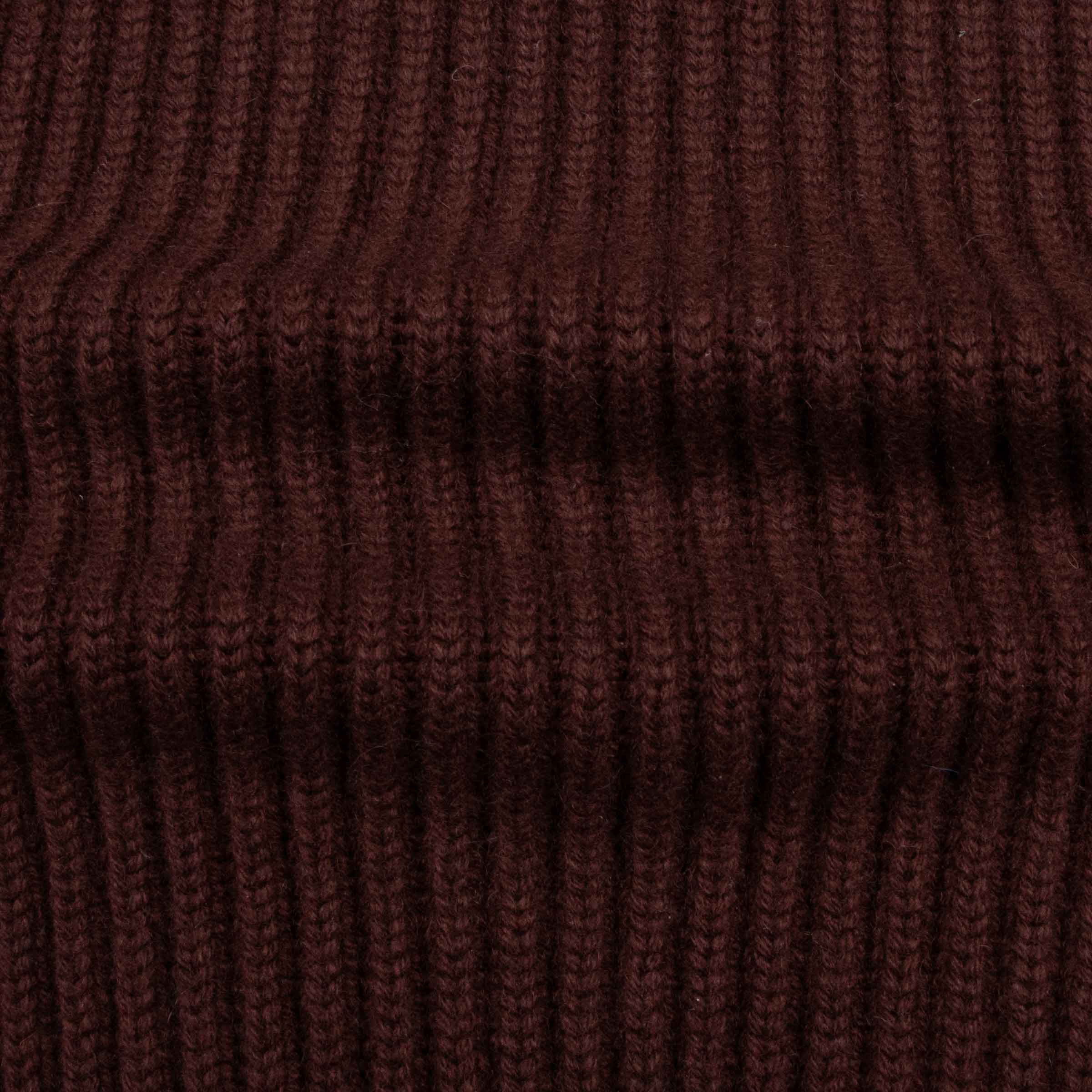 Robert Old - Bison Brown Altnaharra 8ply Crew Neck Cashmere Sweater CASHMERE Robert Old