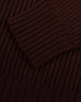 Robert Old - Bison Brown Altnaharra 8ply Crew Neck Cashmere Sweater CASHMERE Robert Old