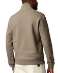 Belstaff - Dusty Taupe Organic Cotton Quarter Zip Sweater SWEATS Belstaff