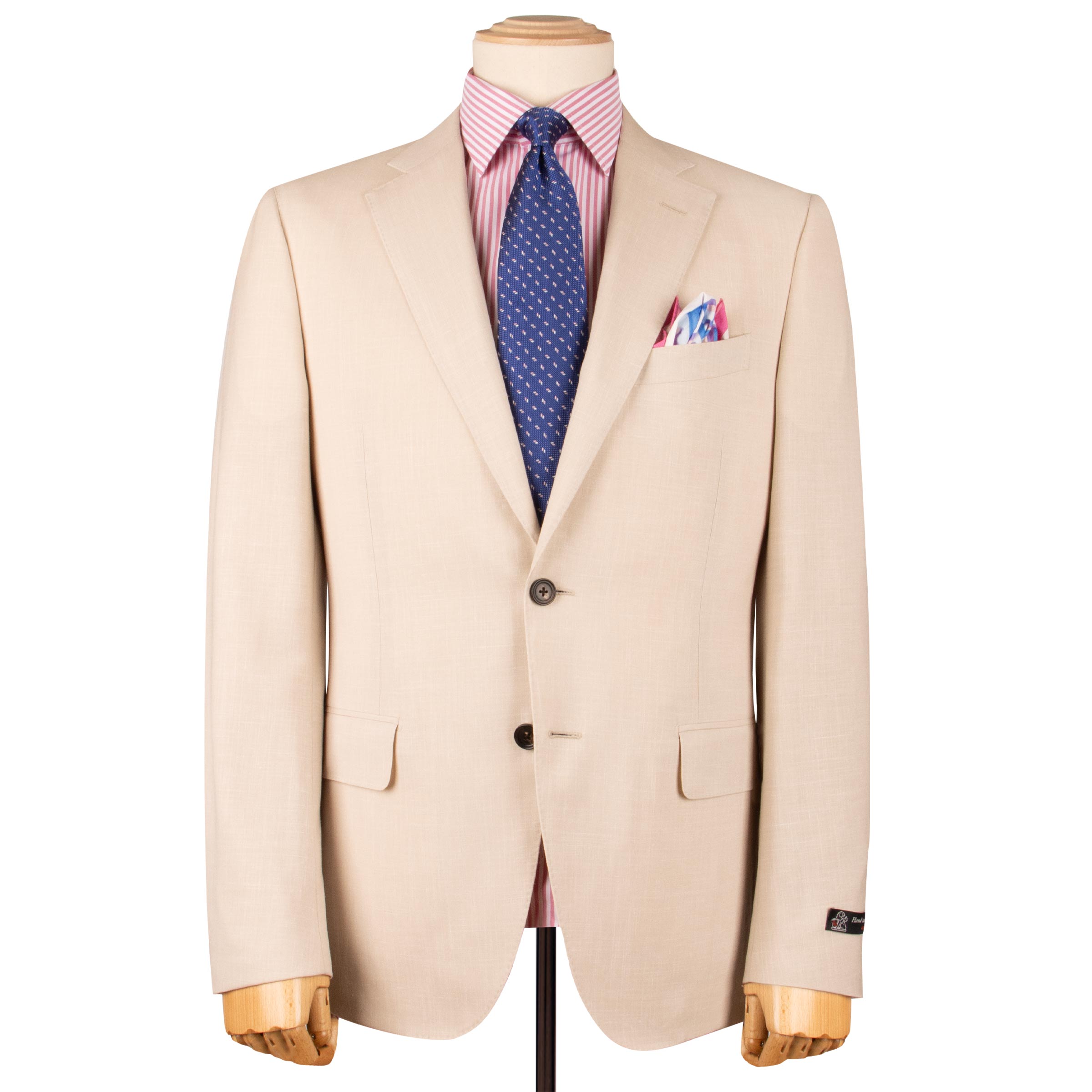 Beige Loro Piana Wool, Linen and Silk Suit SUITS Robert Old