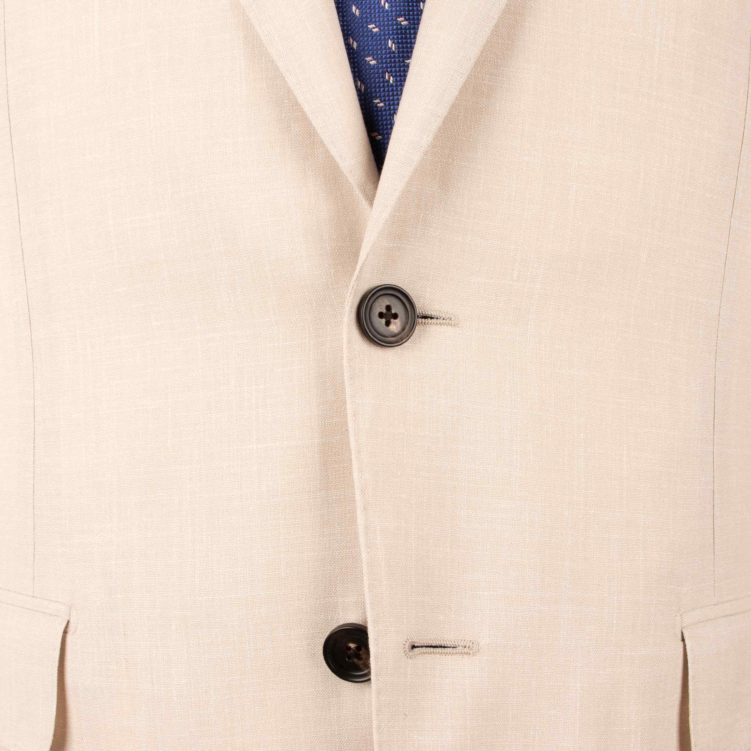 Beige Loro Piana Wool, Linen and Silk Suit SUITS Robert Old