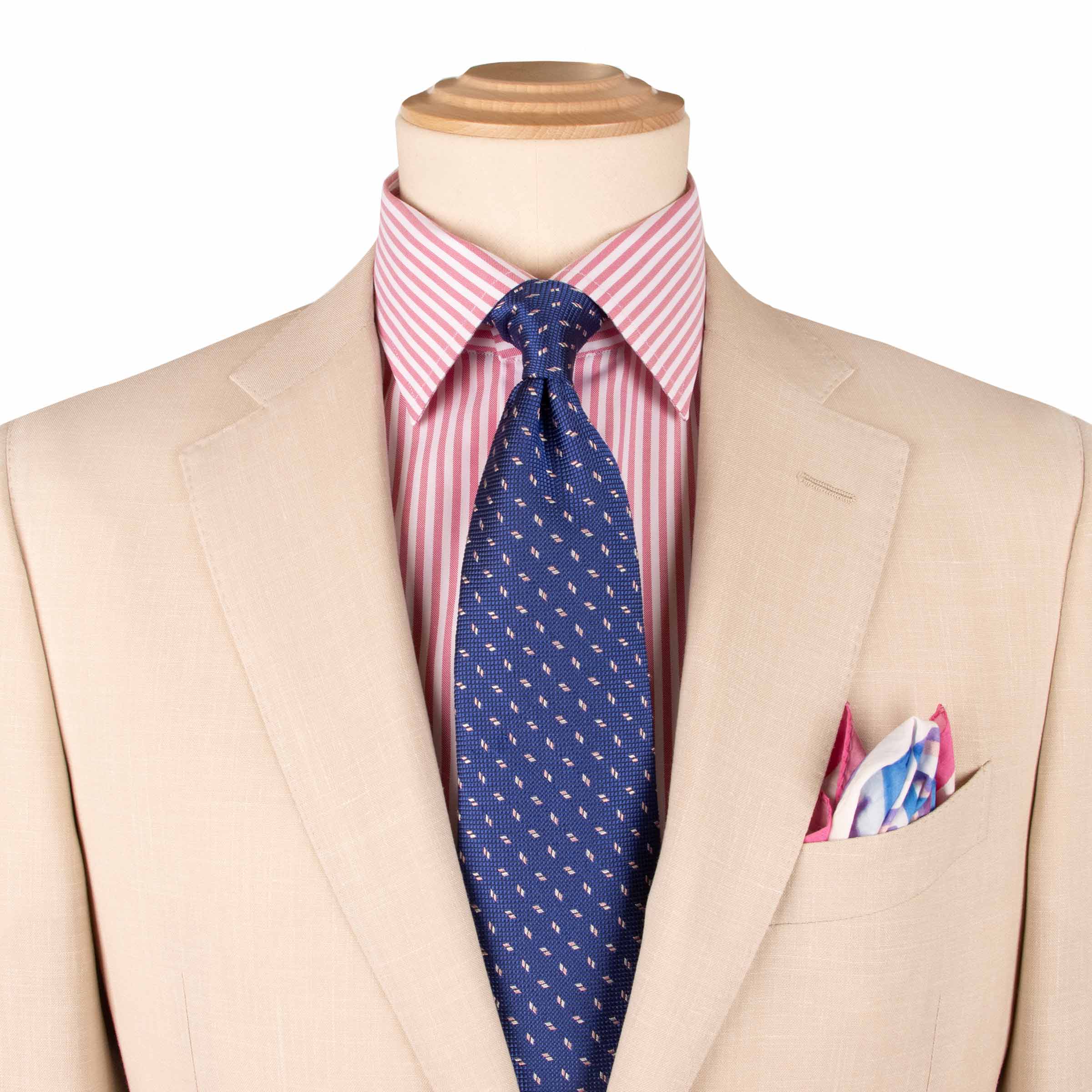 Beige Loro Piana Wool, Linen and Silk Suit SUITS Robert Old