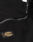Belstaff - Black Full Zip Cotton Full Zip Fleece SWEATS Belstaff