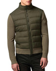Belstaff - Khaki Green Compound Down-filled Cardigan https://belstaff.com/products/compound-cardigan-down-khaki-green BLOUSONS Belstaff