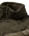 Belstaff - Khaki Green Compound Down-filled Cardigan https://belstaff.com/products/compound-cardigan-down-khaki-green BLOUSONS Belstaff