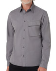 Belstaff - Tornado Grey 'Scale' Cotton Shirt L/S SHIRTS Belstaff