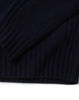 Belstaff - Dark Ink Watch Quarter Zip Lambswool Sweater KNITWEAR Belstaff