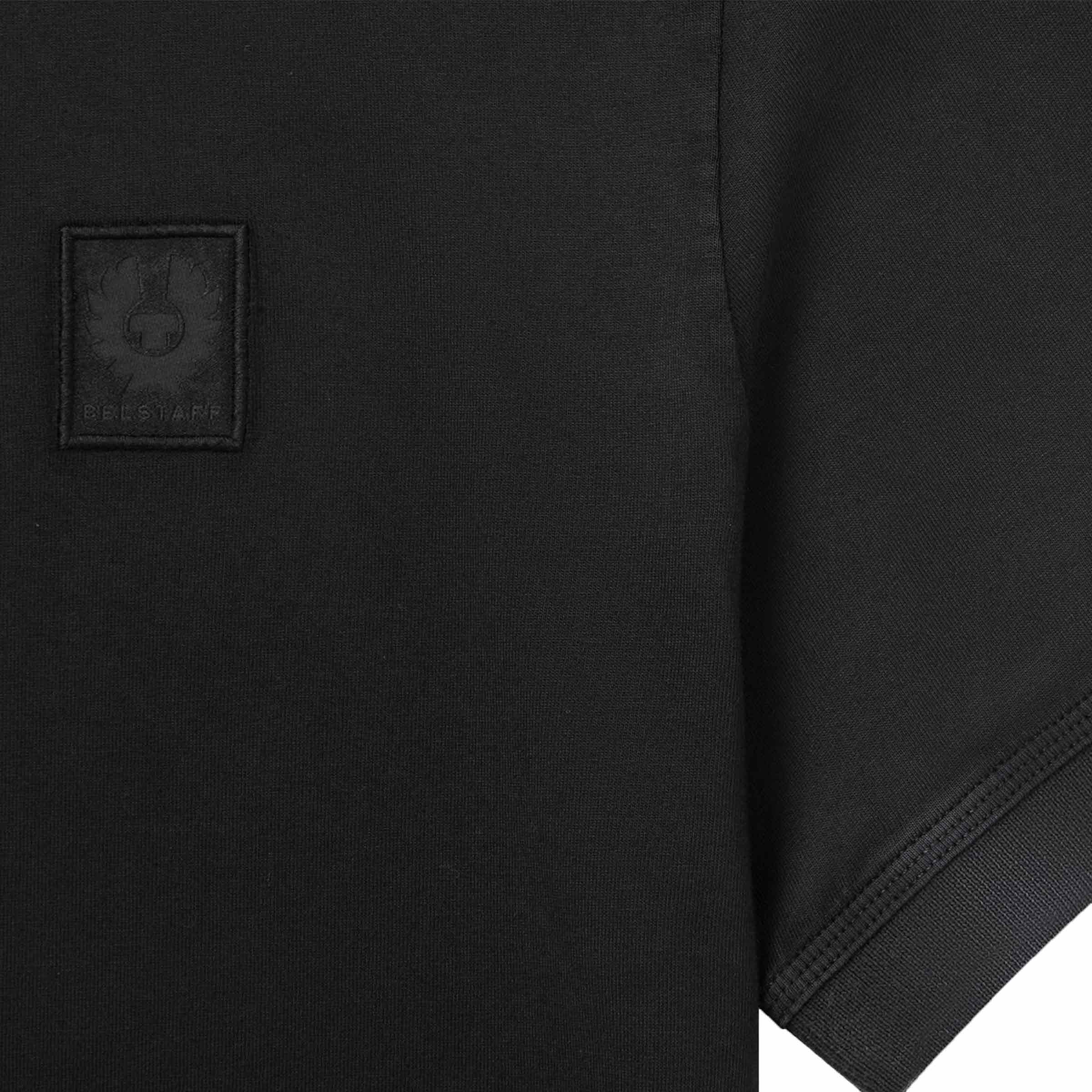Belstaff - Black Hockley Cotton Jersey Polo Shirt S/S POLOS Belstaff