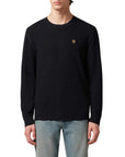 Belstaff - Dark Ink Coast Silk & Cotton Blend Knitted Sweater KNITWEAR Belstaff